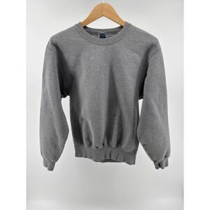 Vintage Lands End Crewneck Sweatshirt Sz S Unisex Cotton Blend Made in USA